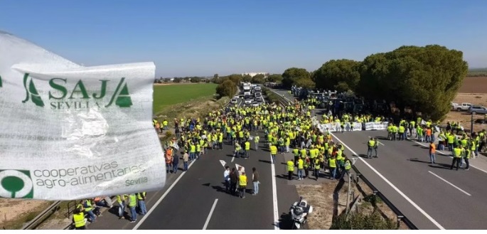 Europapress.es: El sector agrario de Sevilla sale este viernes a las carreteras para exigir una PAC justa y precios dignos